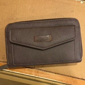 Wrangler Dark Brown Leather Wallet